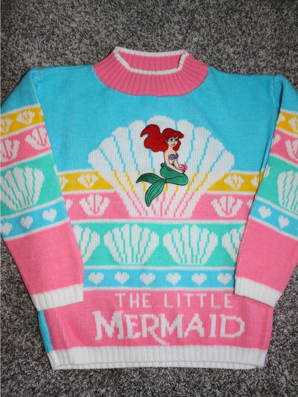 Vintage Disney's The Little Mermaid Sweater